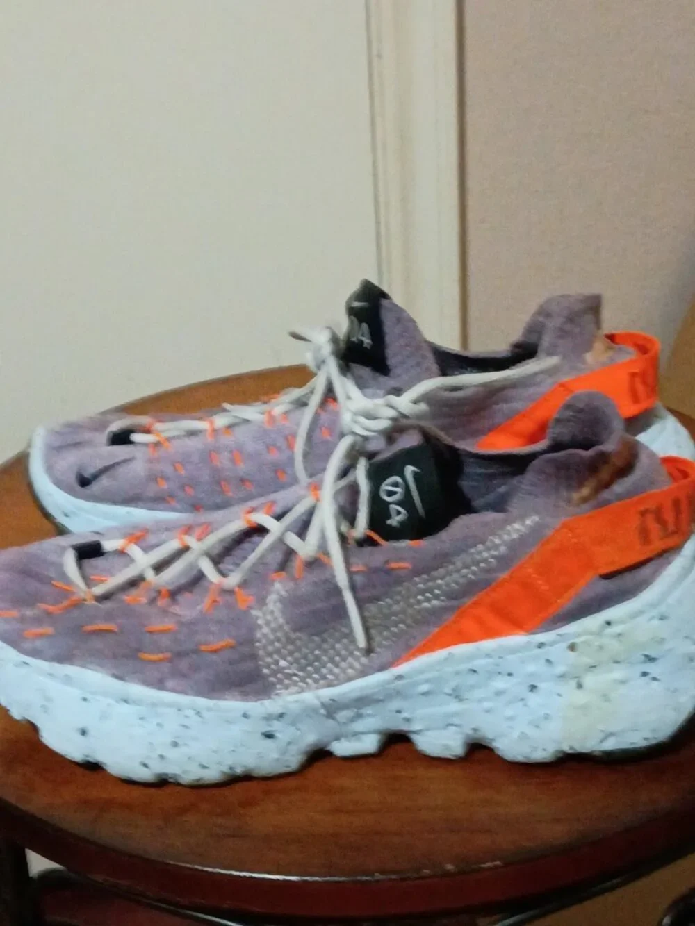 Nike Space Hippie 04 Multi Color Total Orange Women's Size 7 CD3476-900 - Picture 9 of 15